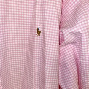 Ralph Polo Button Down Shirt Long Sleeve
